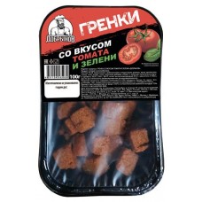 Гренки Добрынов со вкусом томатов и зелени, 100 г (kastd) в магазинах Ашан