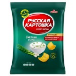 Чипсы Русская картошка сметана и лук, 140 г (kastd)