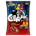 Снеки кукурузные Сырколбас колбаски гриль, 45 г (kastd)