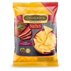 Чипсы кукурузные Delicados стейк, 100 г (kastd) в магазинах Ашан