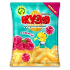 Кукурузные палочки Кузя Лакомкин с малиной, 100 г (kastd) в магазинах Ашан