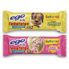 Гематоген Ego Kids Детский с витаминами, 35 г (kastd) в магазинах Ашан