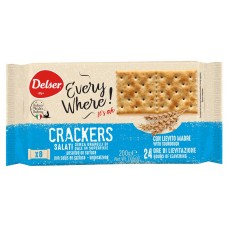 Крекеры Delser Non Salat, 200 г (kastd) в магазинах Ашан