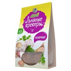 Крекеры льняные Компас Здоровья чесночные, 50 г (kastd) в магазинах Ашан