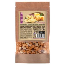 Орехи Nutberry Фундук и арахис со вкусом сыра, 150 г в магазинах Ашан