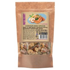 Смесь орехов Nutberry Соленый микс, 150 г (kastd) в магазинах Ашан