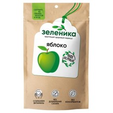 Снеки Зеленика Здоровый фруктовый перекус из яблока, 20 г (kastd) в магазинах Ашан