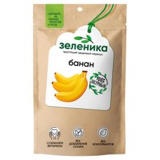 Снеки Зеленика Здоровый фруктовый перекус из банана, 20 г (kastd) в магазинах Ашан