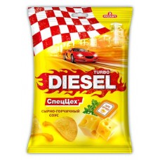 Чипсы Turbo Diesel сырно-горчичный соус, 120 г (kastd) в магазинах Ашан