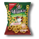 Снек кукурузный Chе Чешки луковые колечки со вкусом грибов со сметаной, 40 г (kastd)