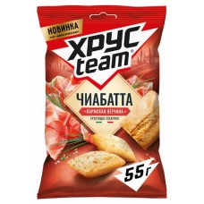 Сухарики Хрусteam Чиабатта, 55 г (kastd) в магазинах Ашан