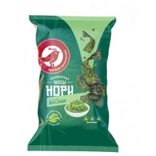 Морская капуста АШАН Красная птица с васаби, 5 г (kastd) в магазинах Ашан