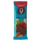 Фруктово-ореховый снек NEW U Марципановый десерт Земляника-миндаль-какао, 30 г (kastd)