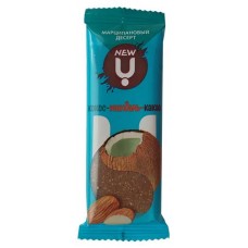 Фруктово-ореховый снек NEW U Марципановый десерт Кокос-миндаль-какао, 30 г (kastd) в магазинах Ашан