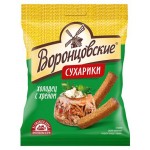Сухарики Воронцовские Холодец с хреном, 120 г (kastd)