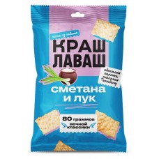 Чипсы Краш Лаваш Сметана и лук, 80 г (kastd) в магазинах Ашан