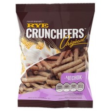Снеки CRUNCHEERS ржаные со вкусом чеснока, 55 г (kastd) в магазинах Ашан