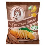 Чипсы Хрустящий картофель со вкусом сметаны и лука, 40 г (kastd)