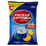 Чипсы Русская Картошка со вкусом сметаны и укропа, 80 г (kastd)