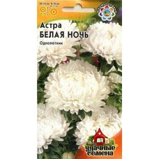 Семена Астра Удачные семена Белая ночь, 0.1 г (kastd) в магазинах Ашан