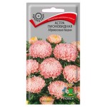 Семена Астра пионовидная Поиск Абрикосовая башня, 0,3 г (kastd)