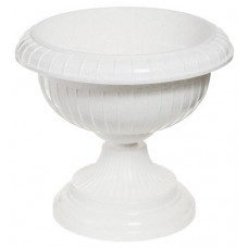 Вазон для цветов InGreen с откручивающейся ножкой мраморный, 39,5 см (kastd) в магазинах Ашан