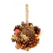 Шар осенний DecoLine с шишками, 14 см (kastd) в магазинах Ашан