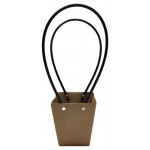 Пакет-трапеция для букетов крафт, 9х6,5х10 см (kastd)