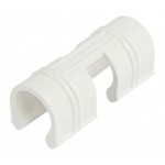 Зажим для крепления пленки к каркасу парника Stels Palisad 64426 белый, 10 шт (kastd)