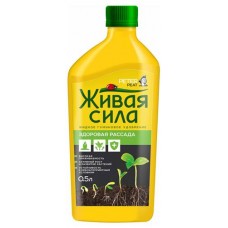 Удобрение PETER PEAT Живая сила Здоровая рассада, 0,5 л (kastd) в магазинах Ашан