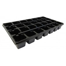 Кассета рассадная ГазонСity черная, 28 ячеек (kastd) в магазинах Ашан