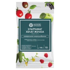 Микроудобрение Октябрина Апрелевна Ультрамаг хелат железа, 10 г (kastd) в магазинах Ашан