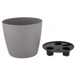 Горшок InGreen Vienna с дренажной вставкой французский платан 2 л, 16 см (kastd)