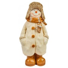 Фигурка ТПК Полиформ Снеговик в пальто, 50 см (kastd) в магазинах Ашан