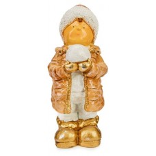 Фигурка ТПК Полиформ Мальчик со снежком, 51 см (kastd) в магазинах Ашан