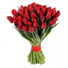 Букет тюльпанов Агрокомбинат Московский h 40 см, 51 шт (kastd) в магазинах Ашан