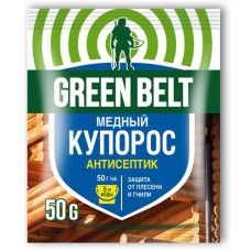 Фунгицид для обработки древесины GREEN BELT Медный купорос, 50 г (kastd) в магазинах Ашан