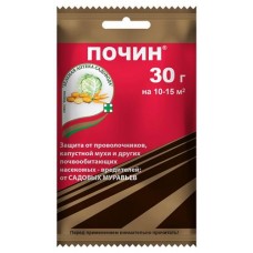 Инсектицид для почвы Зелёная Аптека Садовода Почин, 30 г (kastd) в магазинах Ашан