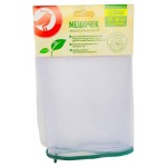Мешочек АШАН Красная птица многоразовый со шнурком, 30х40 см (kastd)