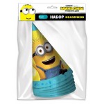 Набор колпачков ND Play Minions 2 3D дизайн, 6 шт (kastd)