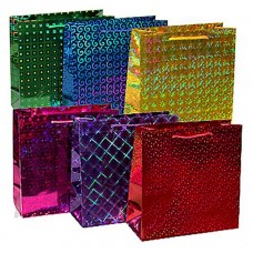 Пакет подарочный Grand Gift голография 27х27х11 см, в ассортименте (kastd) в магазинах Ашан