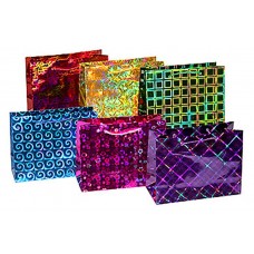 Пакет подарочный Grand Gift голография 13х17х7 см, в ассортименте (kastd) в магазинах Ашан