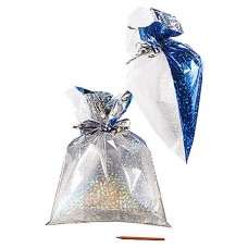 Пакет подарочный Grand Gift полуголографический, 40х23 см (kastd) в магазинах Ашан