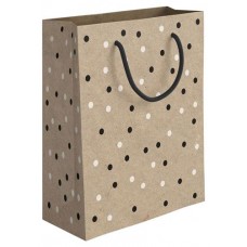 Пакет АШАН Красная птица крафтовый подарочный, 20x24 см (kastd) в магазинах Ашан