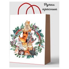 Пакет подарочный Centrum Символ года крафт, 11х18 см (kastd) в магазинах Ашан