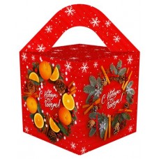 Коробка подарочная Стрекоза Кубик большой 700 г, в ассортименте (kastd) в магазинах Ашан