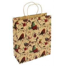 Пакет подарочный Grand Gift крафт с печатью, 27,5х33х12 см (kastd) в магазинах Ашан