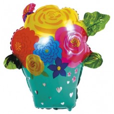 Фольгированный шар Букет цветов, 1 шт (kastd) в магазинах Ашан