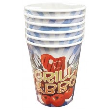 Стаканы бумажные одноразовые Vitto Grill & BBQ, 250 мл х 6 шт (kastd) в магазинах Ашан