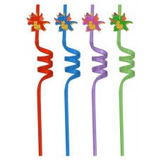 Трубочки для коктейля Мультидом Дракончики, 4 шт (kastd) в магазинах Ашан